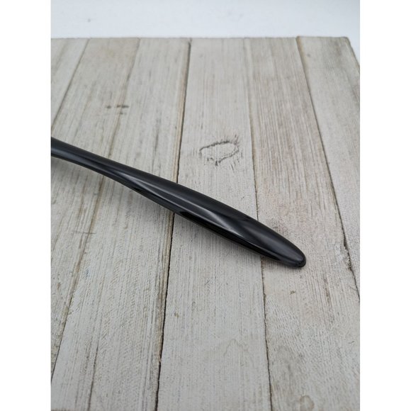 Hutzler Solid Serving Ladle Soup Spoon Melamine 11" Black No 525 - Picture 2 of 6